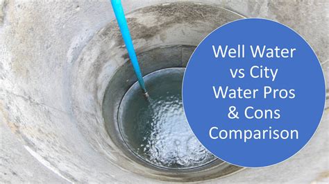 well vs city water